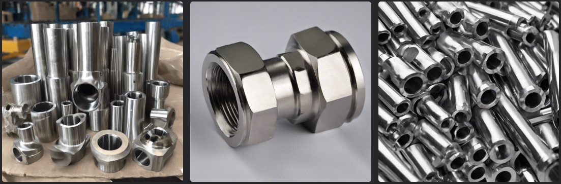 Polished Hydraulic Stainless Steel Fitting